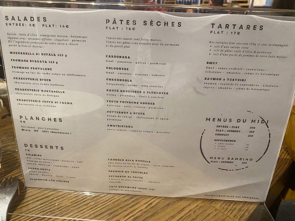 Frantalia - Menu Image 1